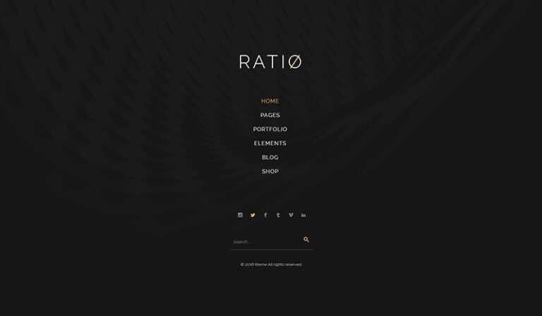 Fullscreen Menu