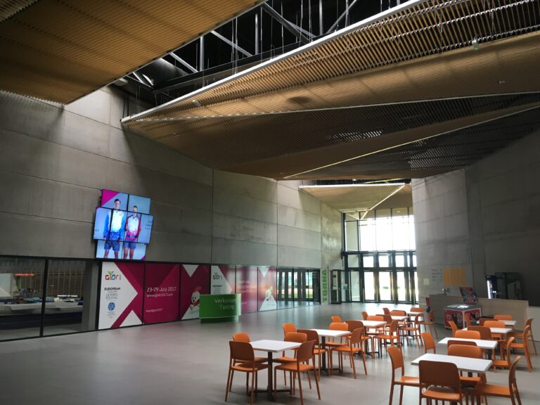 EYOF sport központ Győr, Vertical sávos álmennyezet