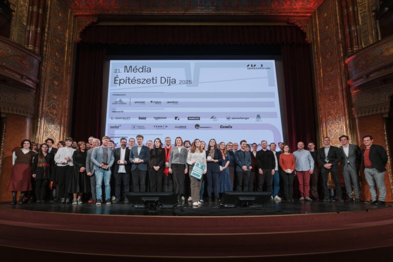 Támogatói részvételünk a Média Építészeti Díja gálán
